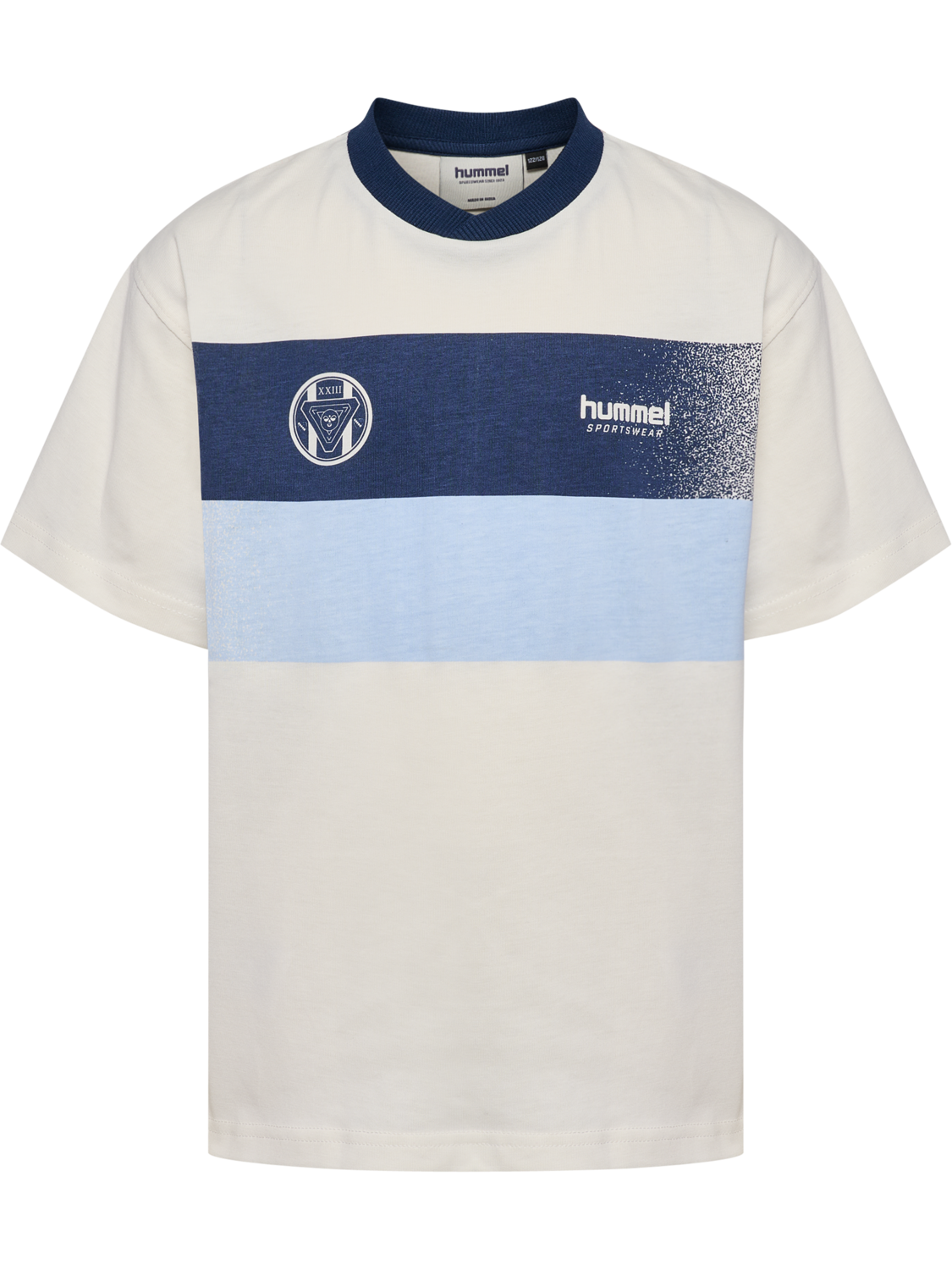 hmlJR LOOSE CHANGE T-SHIRT SS, BLANC DE BLANC, packshot