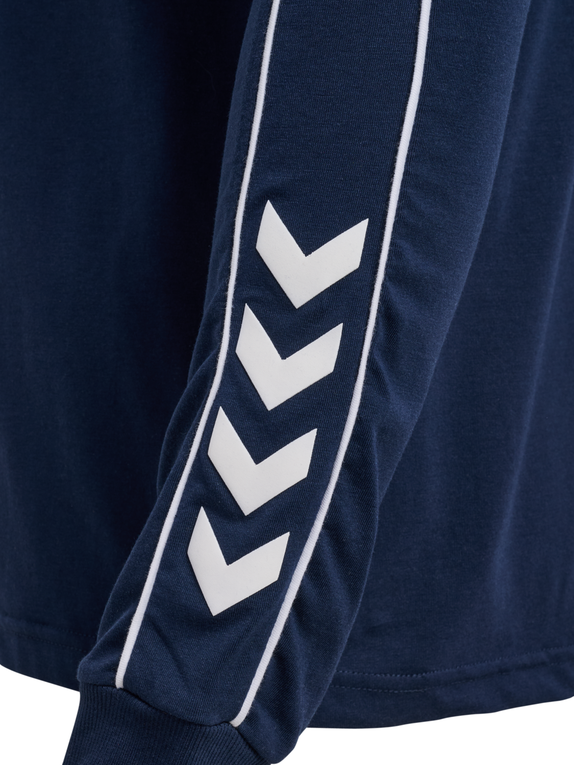 hmlPULSE PIPING T-SHIRT L/S, DRESS BLUES, packshot