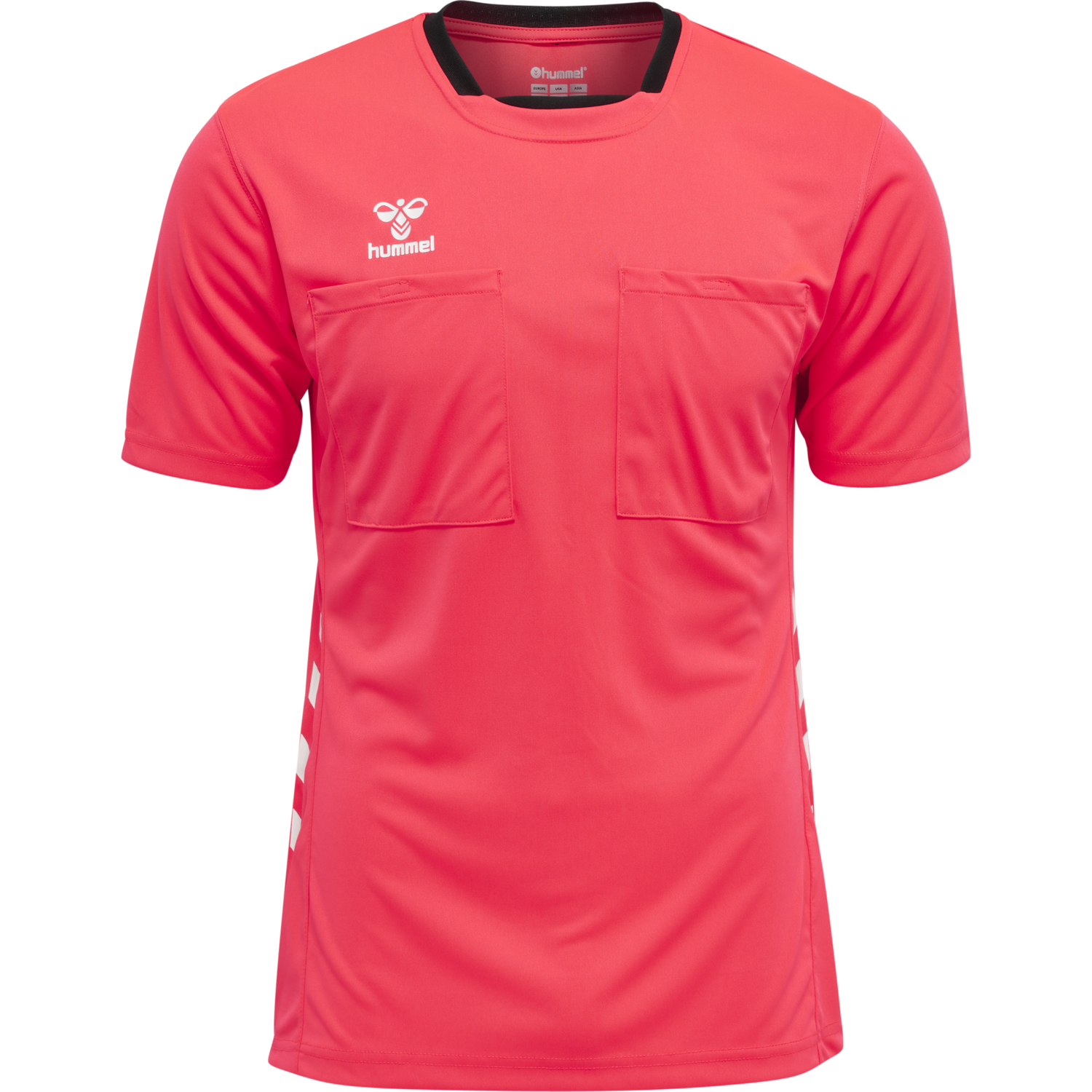 hmlREFEREE CHEVRON JERSEY S/S, DIVA PINK, packshot