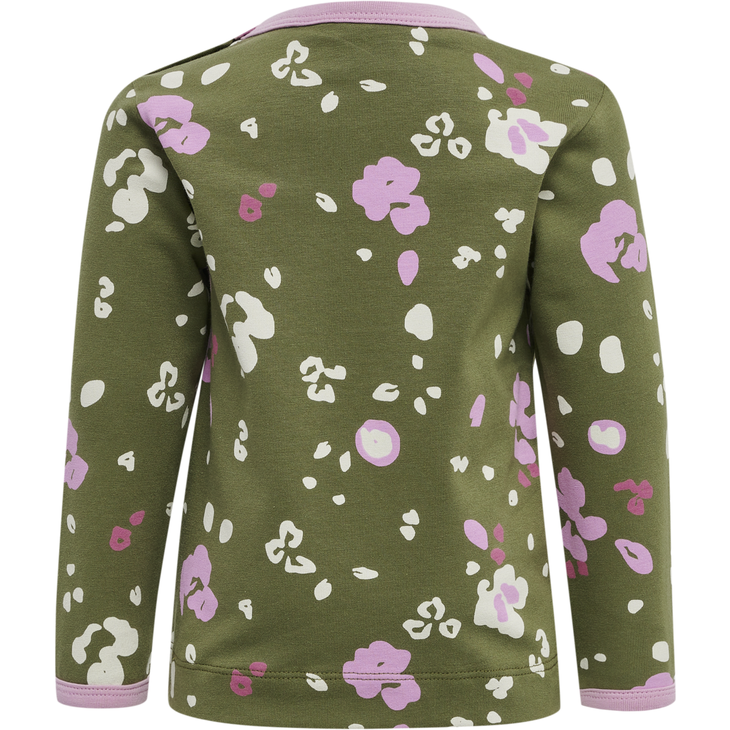 hmlALISA T-SHIRT L/S, CAPULET OLIVE, packshot