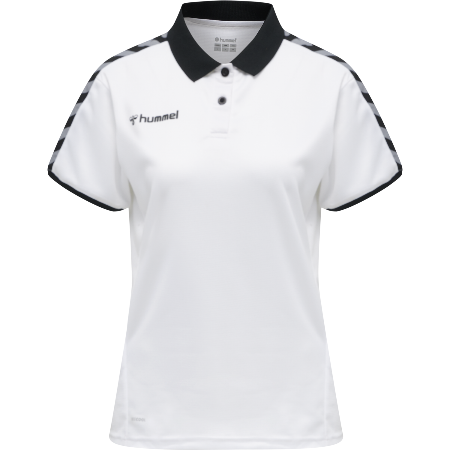 hmlAUTHENTIC WOMAN FUNCTIONAL POLO, WHITE, packshot