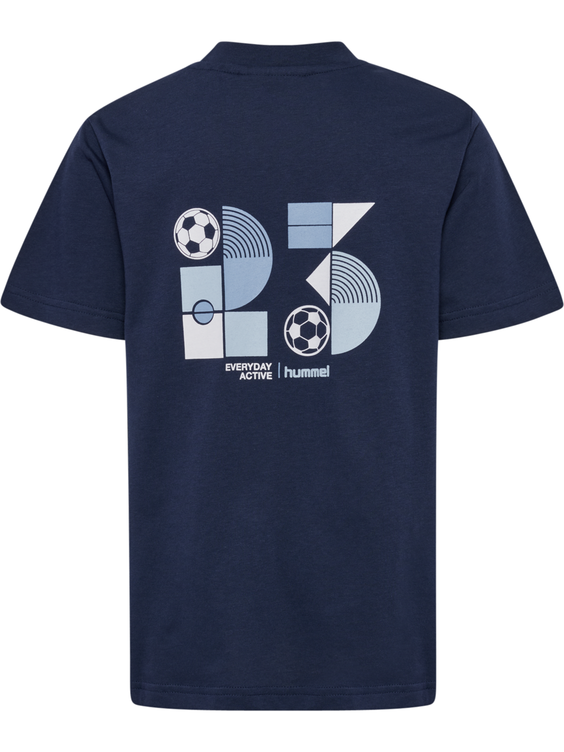 hmlJR GRAPHIC T-SHIRT S/S, DRESS BLUES, packshot