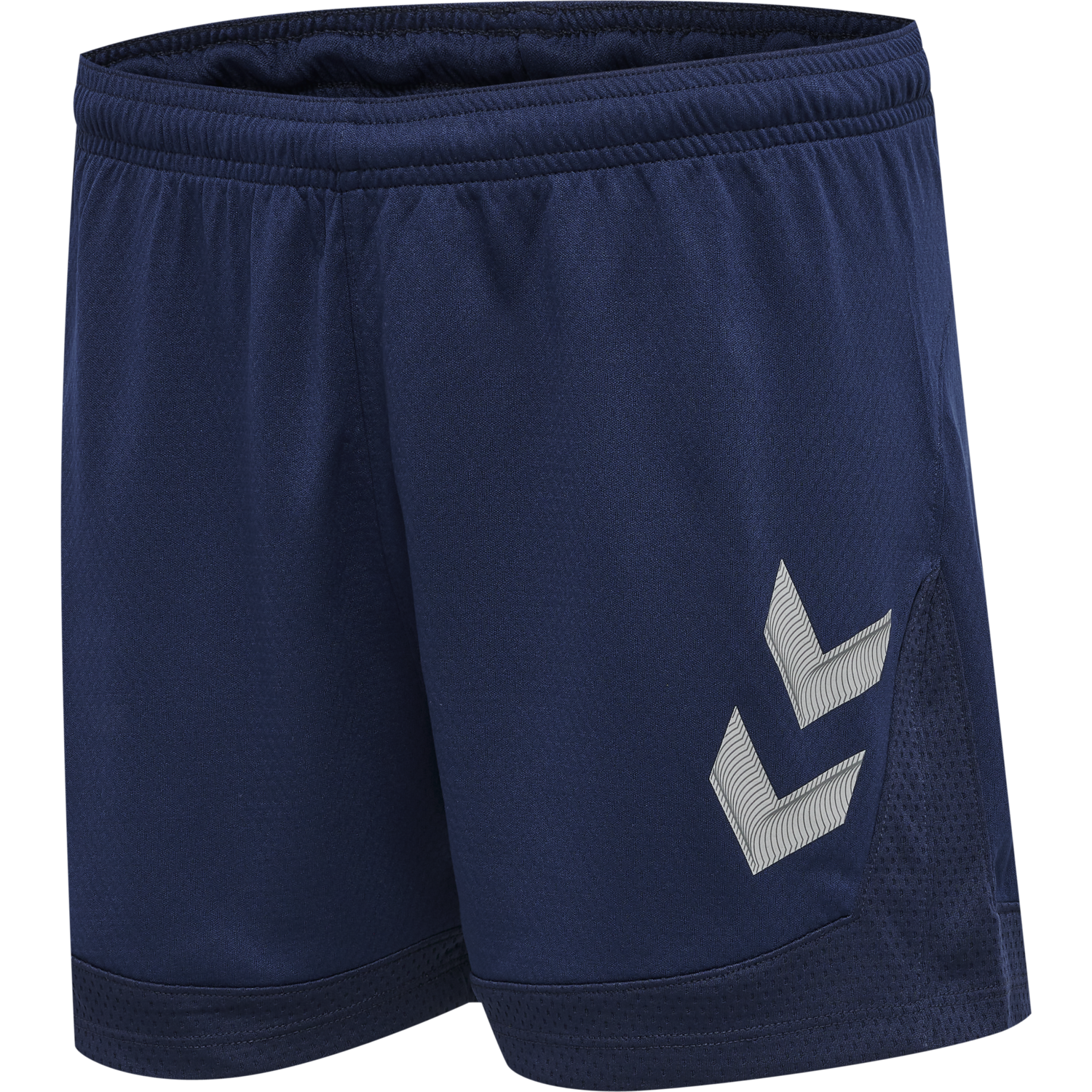 hmlLEAD WOMENS POLY SHORTS, MARINE, packshot