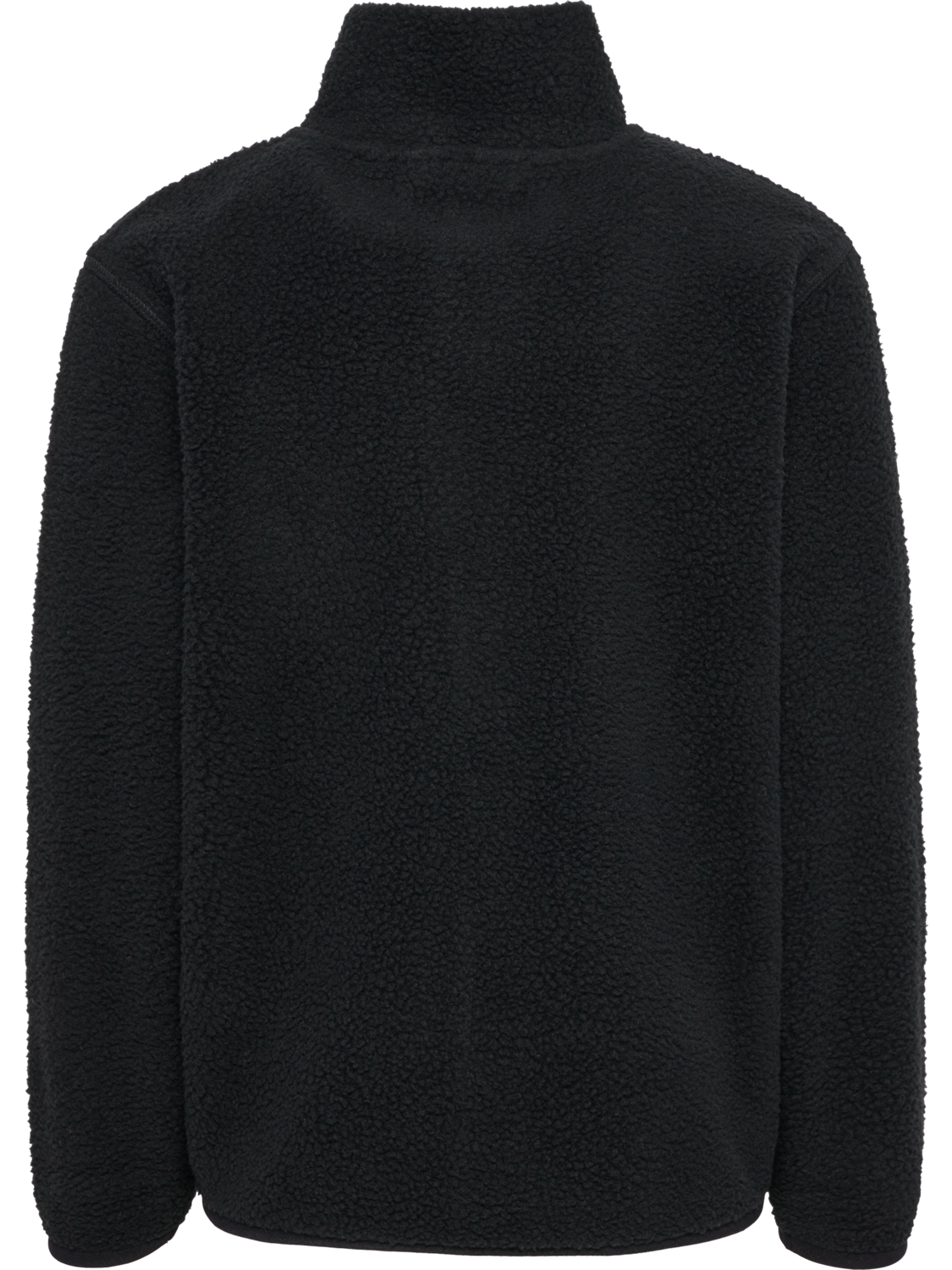 hmlATLAS FLEECE ZIP JACKET, BLACK, packshot