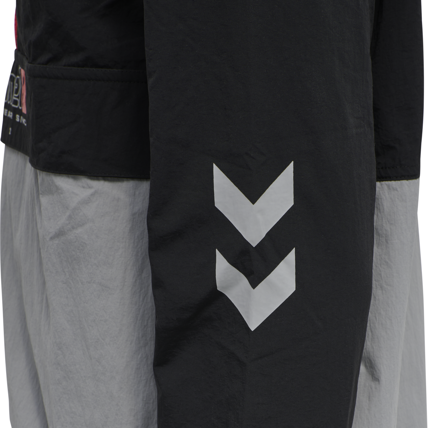 hmlLGC MUSA WOV HALFZIP JACKET, BLACK, packshot