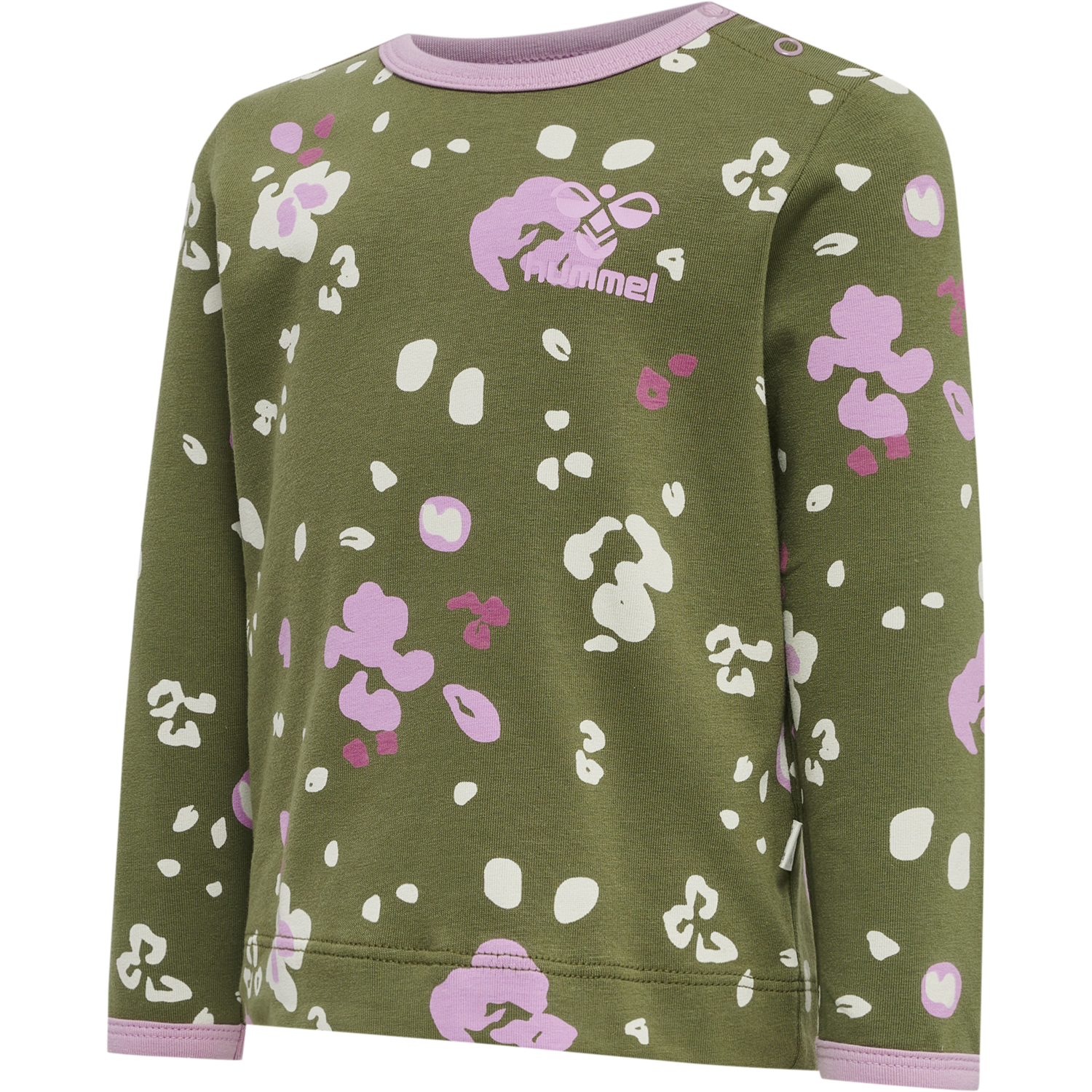 hmlALISA T-SHIRT L/S, CAPULET OLIVE, packshot