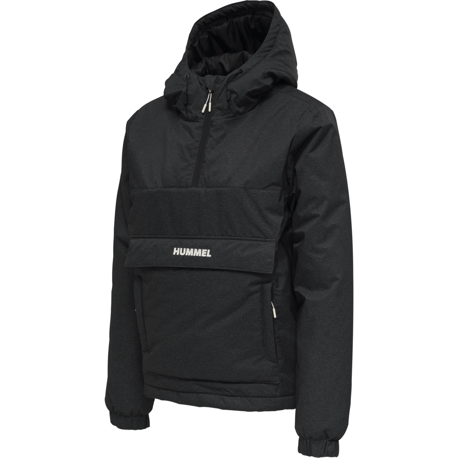 hmlAYDA ANORAK, BLACK MELANGE, packshot