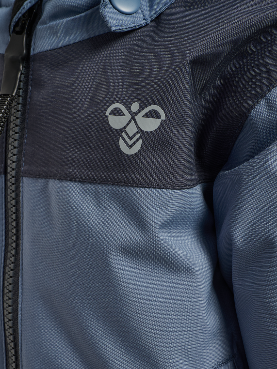 hmlMINI BLOCK JACKET WP, FLINT STONE, packshot