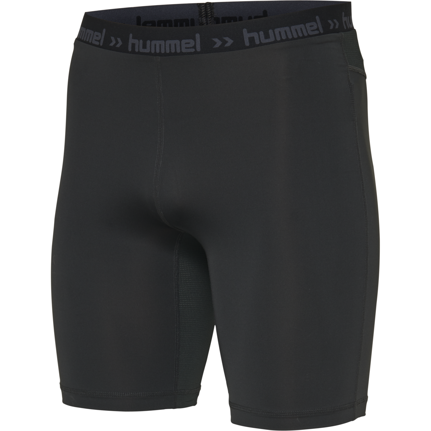 HML FIRST PERFORMANCE TIGHT SHORTS, BLACK, packshot