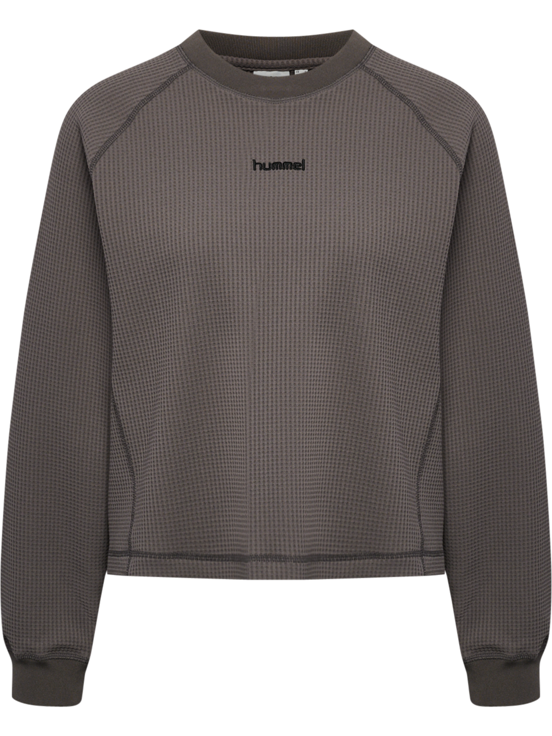 hmlSOFT WAFFLE W T-SHIRT L/S, FALCON, packshot