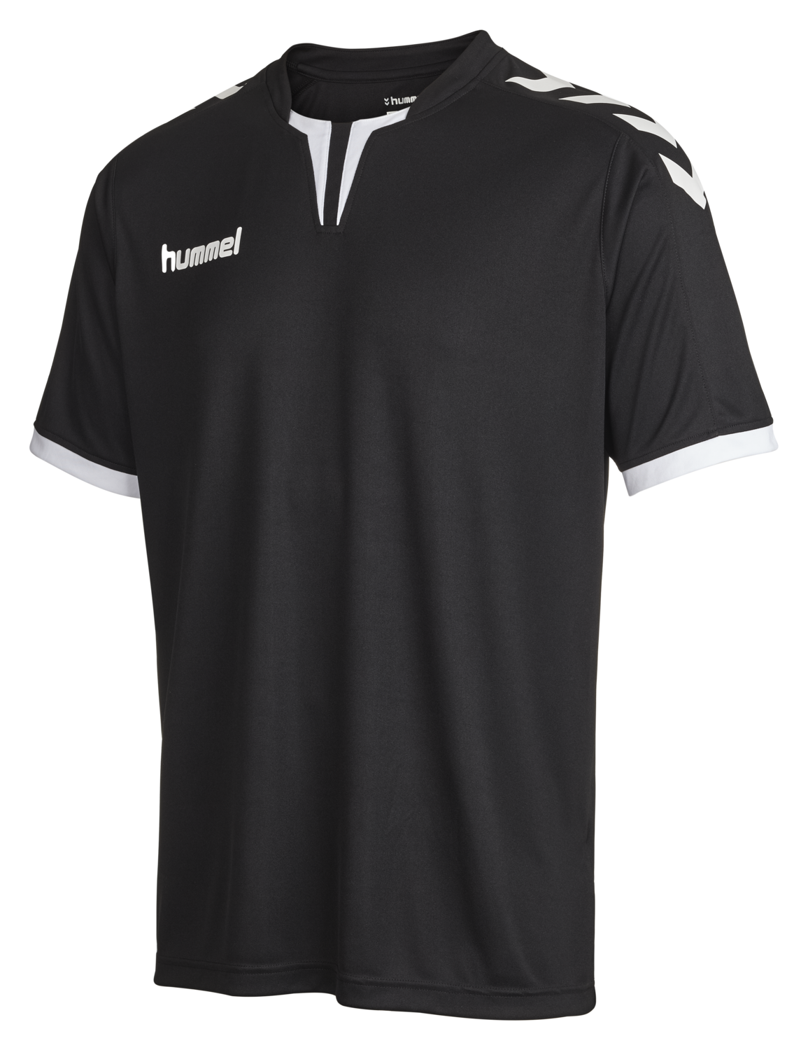 CORE SS POLY JERSEY, BLACK PR, packshot