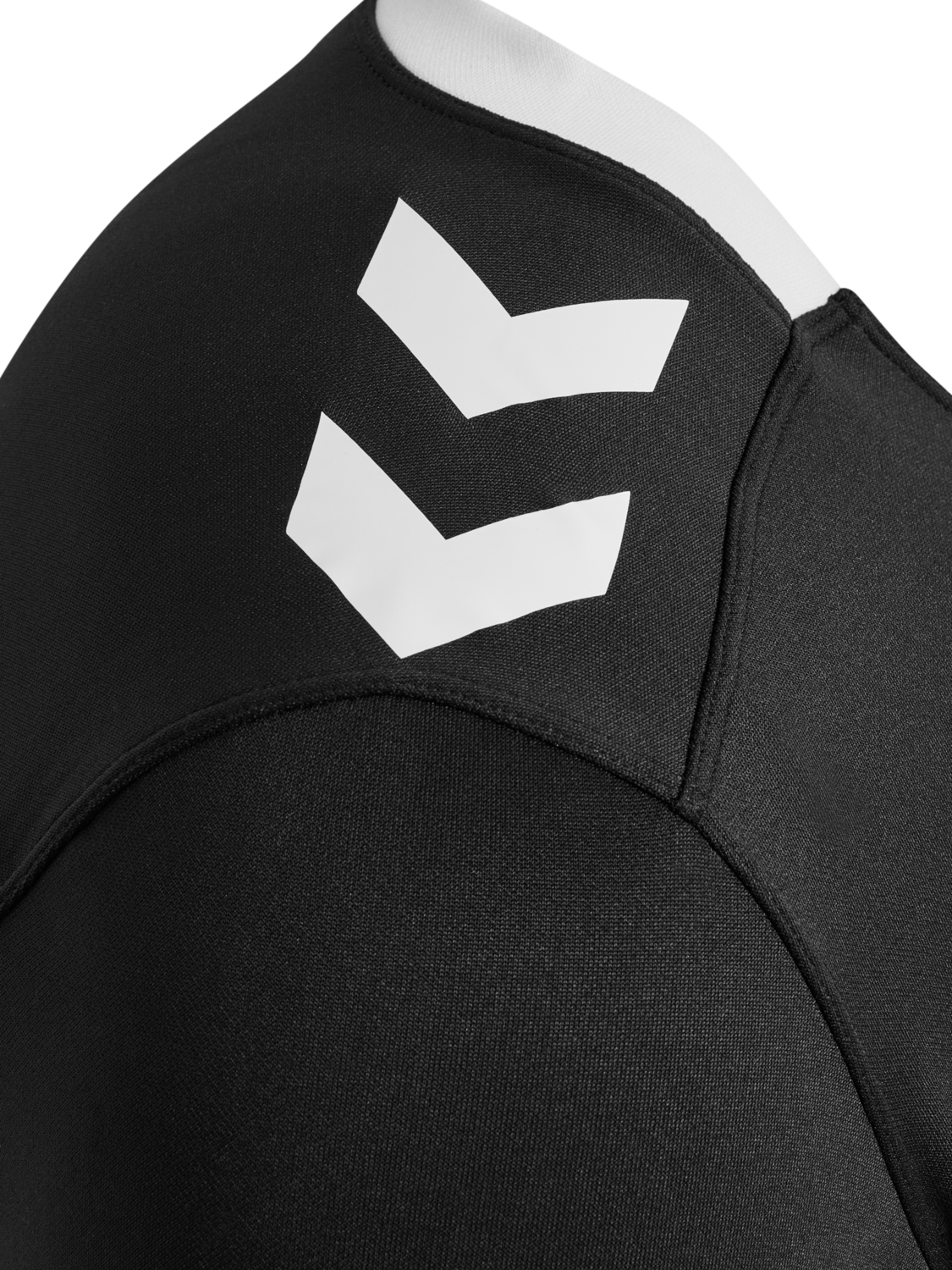 hmlRUGBY JERSEY S/S, BLACK, packshot