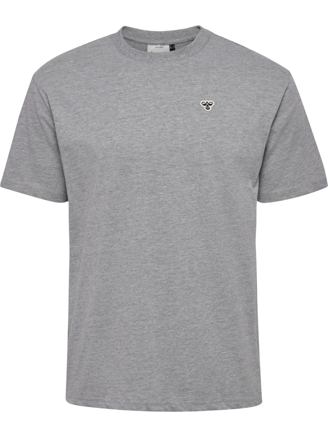 hmlLOOSE T-SHIRT BEE S/S, GREY MELANGE, packshot