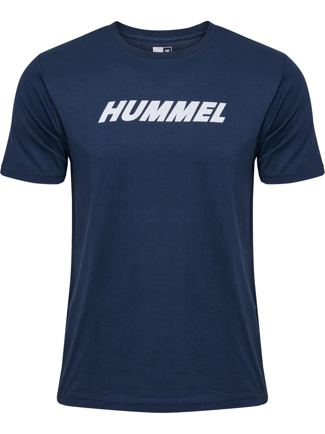 hmlELEMENTAL LOGO COTTON TEE, DRESS BLUES, packshot
