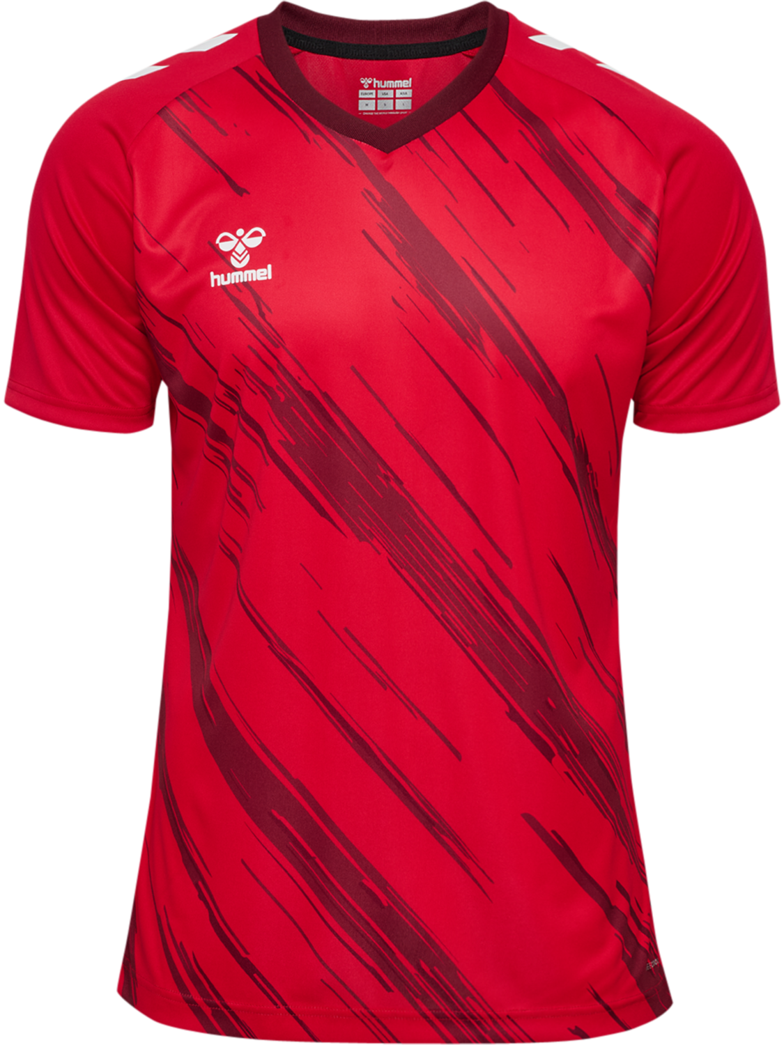 hmlMATCH TRIUMPH JERSEY S/S, TRUE RED/ZINFANDEL, packshot