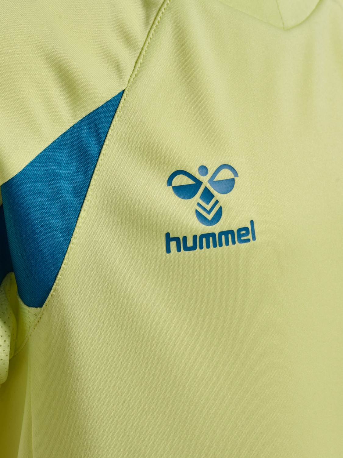 hmlCORE 2.0 JERSEY S/S KIDS, PALE LIME YELLOW/CELESTIAL, packshot