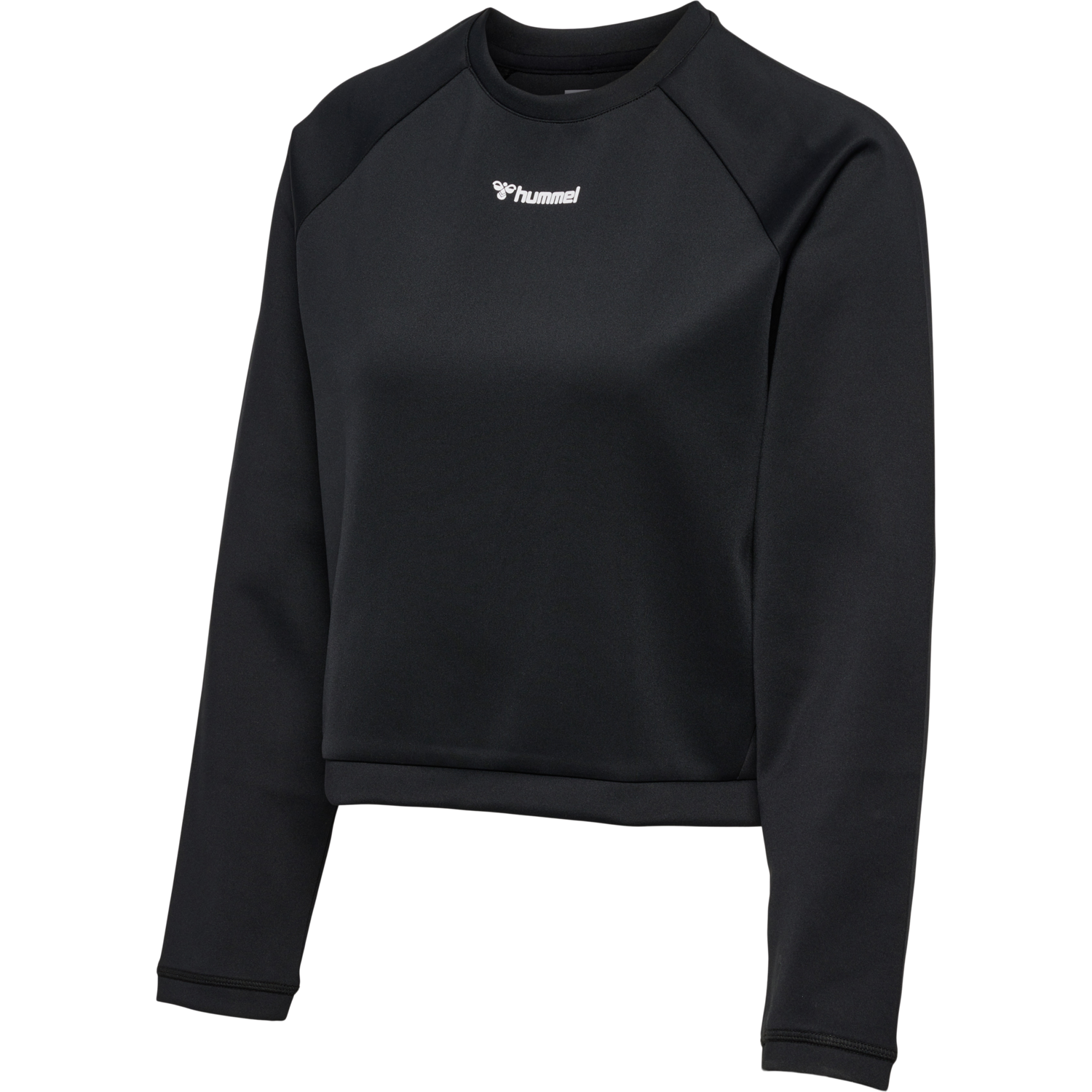 hmlMT KALU SHORT SWEATSHIRT, BLACK, packshot