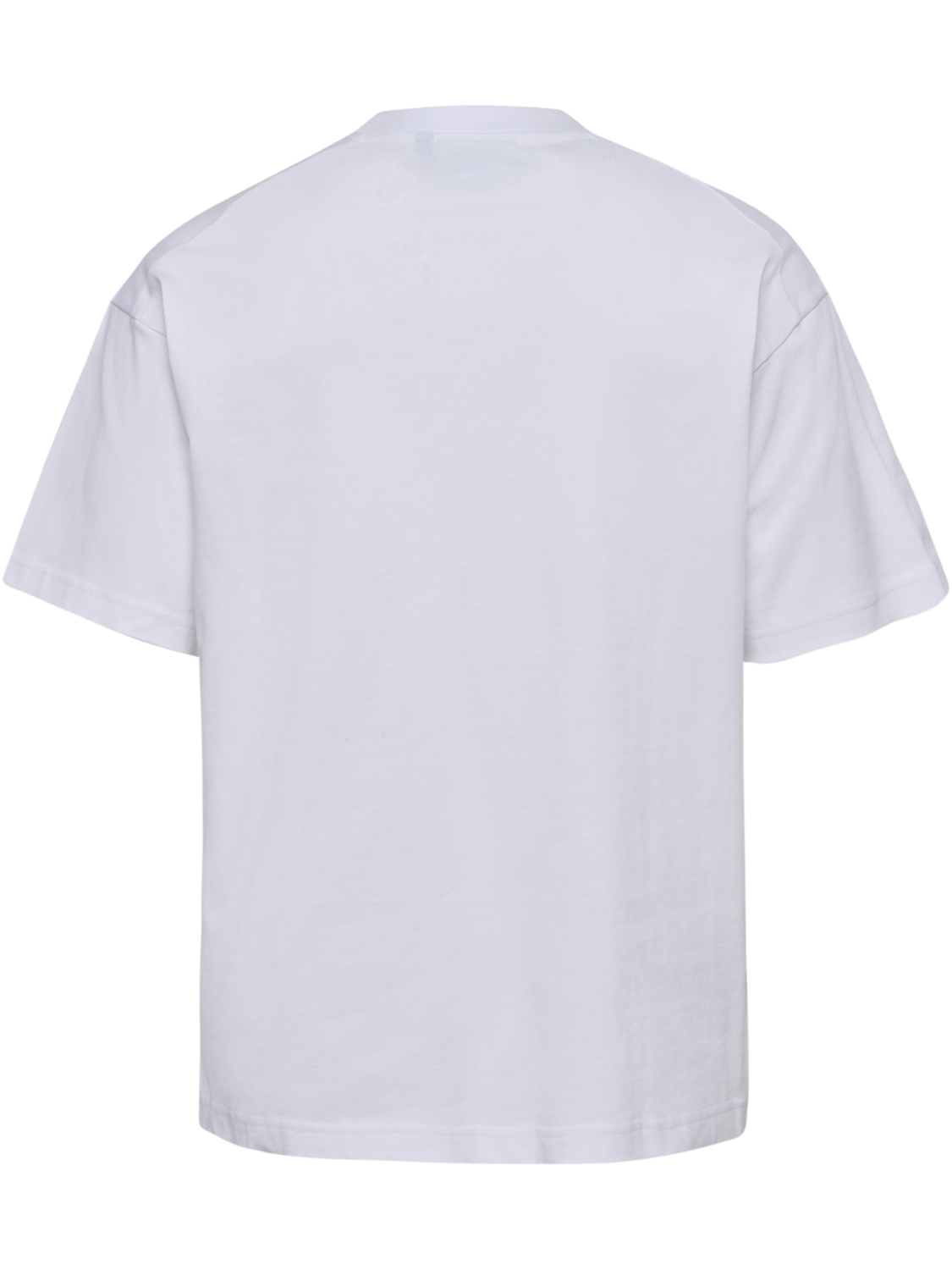 hmlLOOSE T-SHIRT S/S BEES STADIUM, WHITE/PAPRIKA, packshot