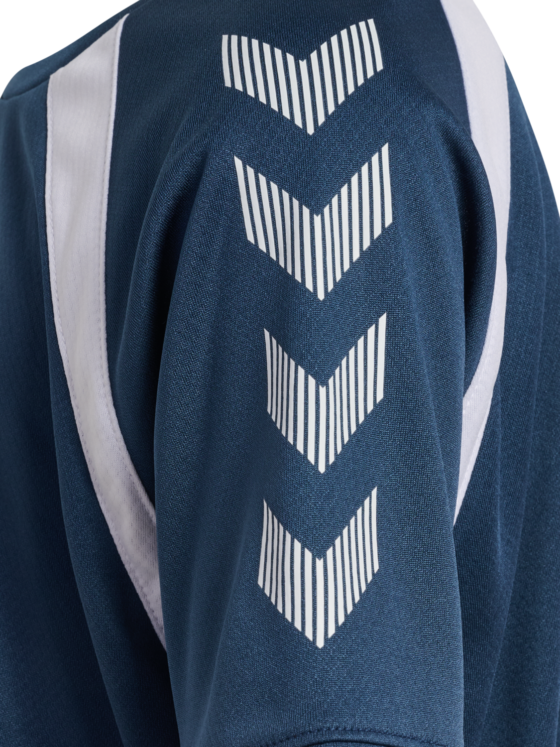 hmlJR PULSE PERFORMANCE T-SHIRT S/S, DARK DENIM, packshot