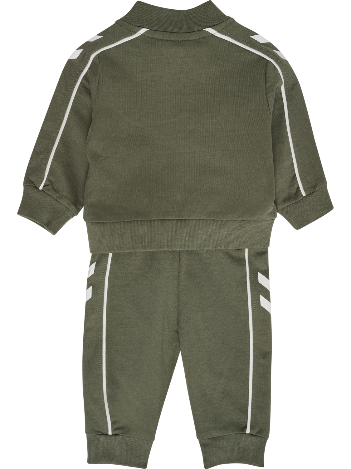hmlMINI CO REG TRACK SUIT, DUSTY OLIVE, packshot