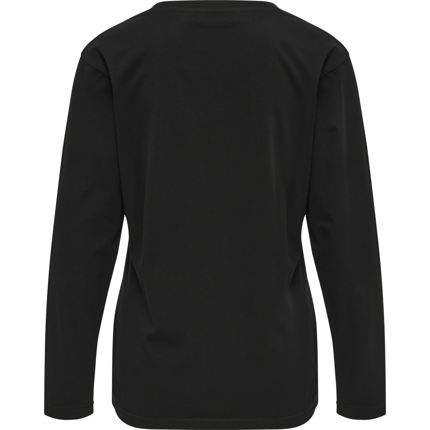 hmlRED BASIC T-SHIRT L/S WOMAN, BLACK, packshot