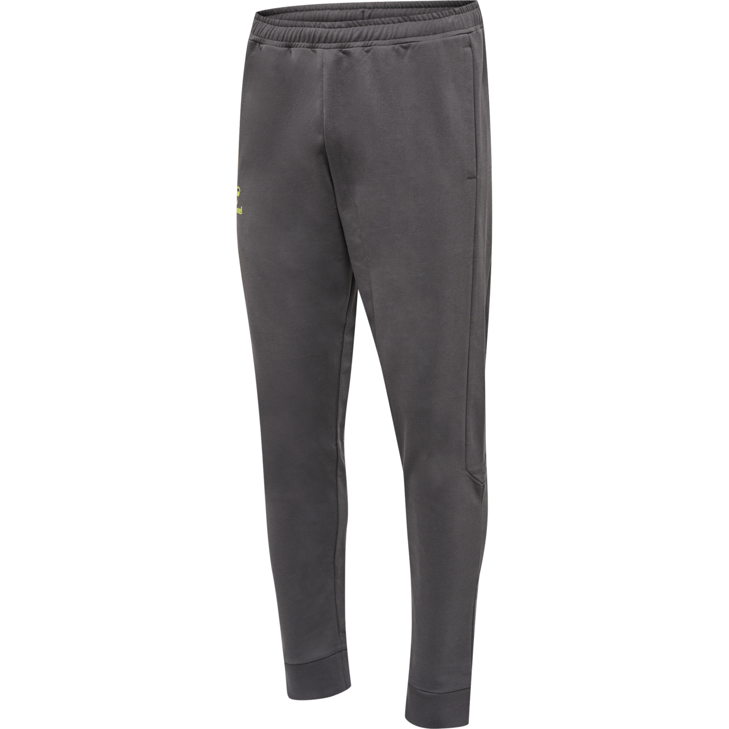 hmlOFFGRID COTTON PANTS, FORGED IRON/DARK CITRON, packshot