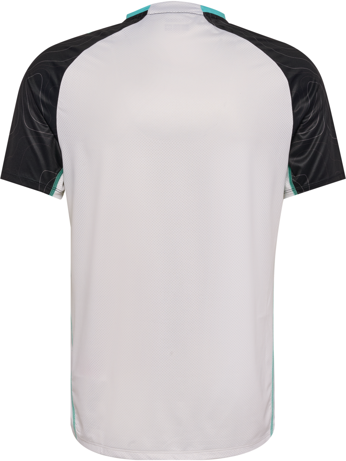 hmlBLAZE 2.0 TRAINING JERSEY S/S, VAPOROUS GRAY/POOL BLUE, packshot