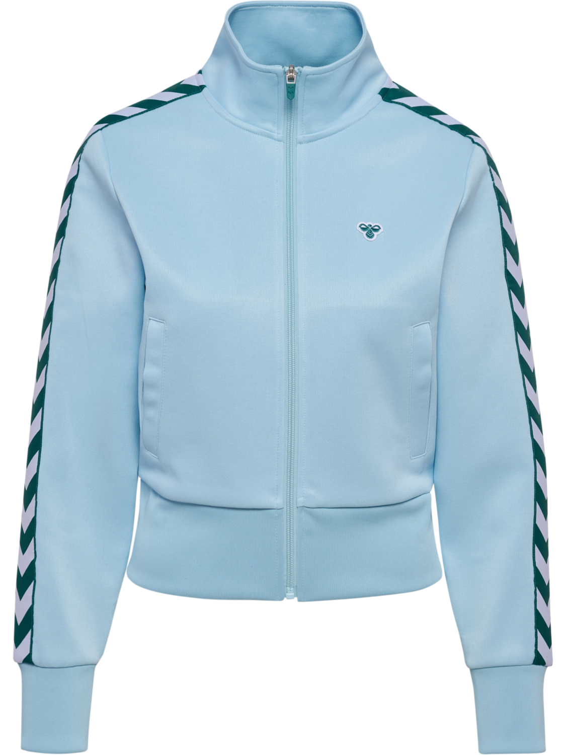 Short Logotape Trackjacket, LIGHT BLUE/TEAL, packshot