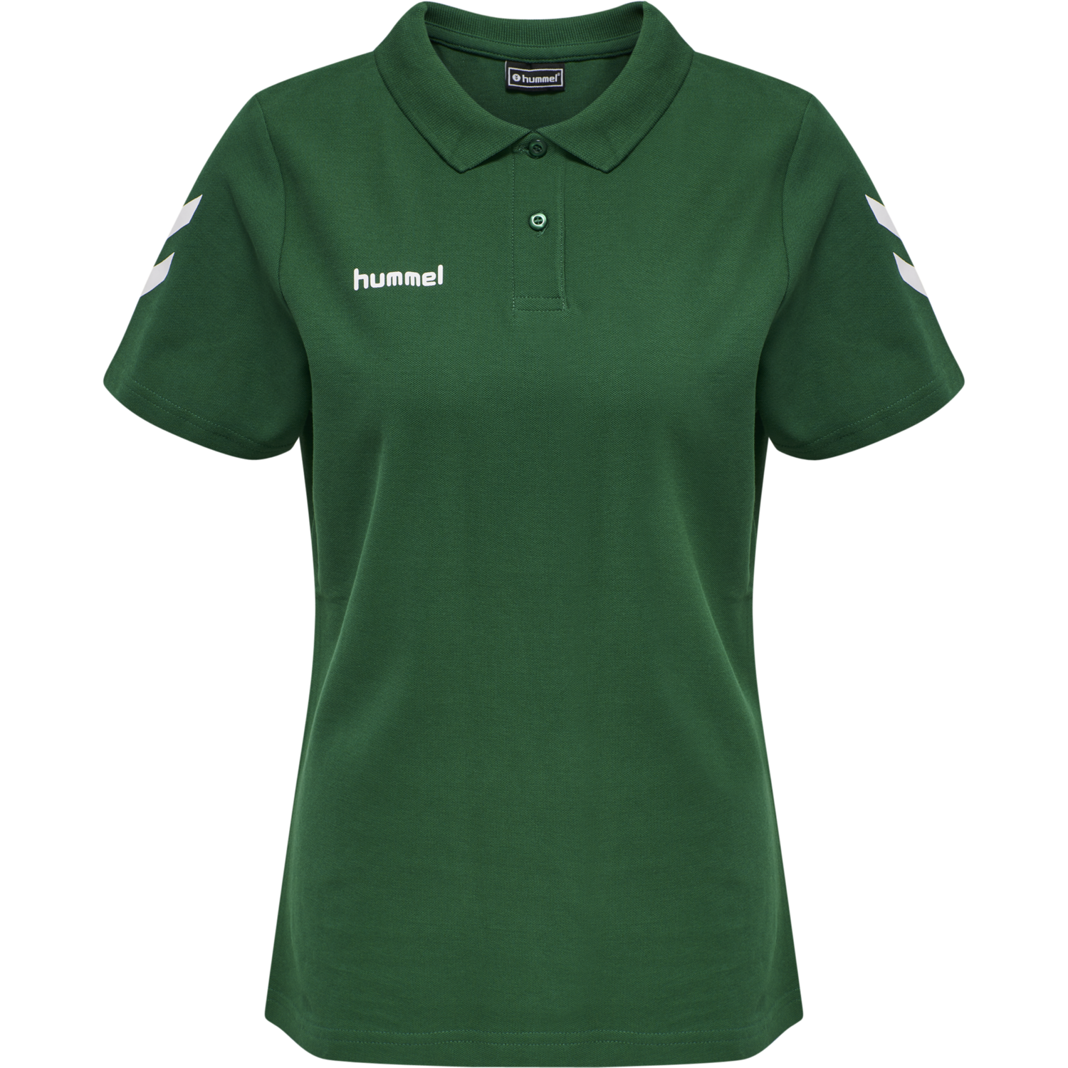 HMLGO COTTON POLO WO, EVERGREEN, packshot