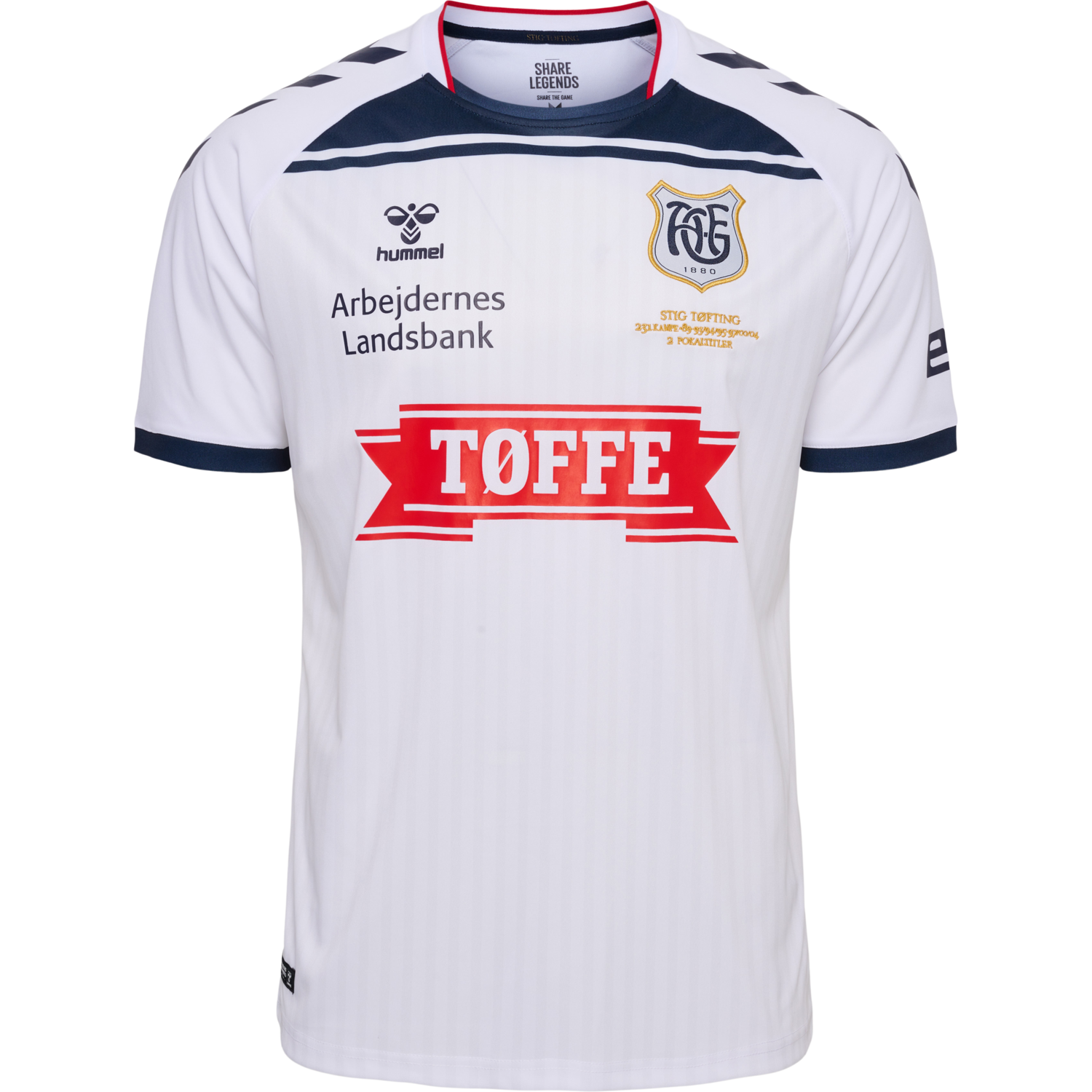 AGF LEGEND JERSEY SS 22, WHITE W/LOGO, packshot