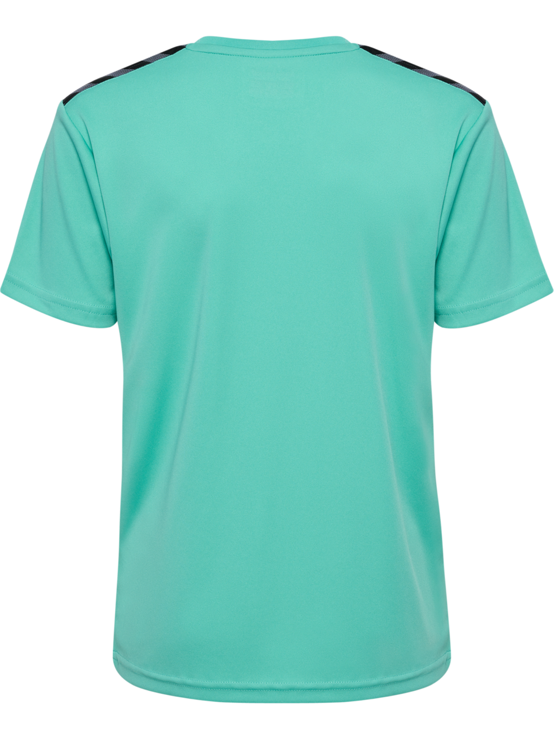 hmlAUTHENTIC PL JERSEY S/S KIDS, !TURQUOISE /ASPHALT, packshot