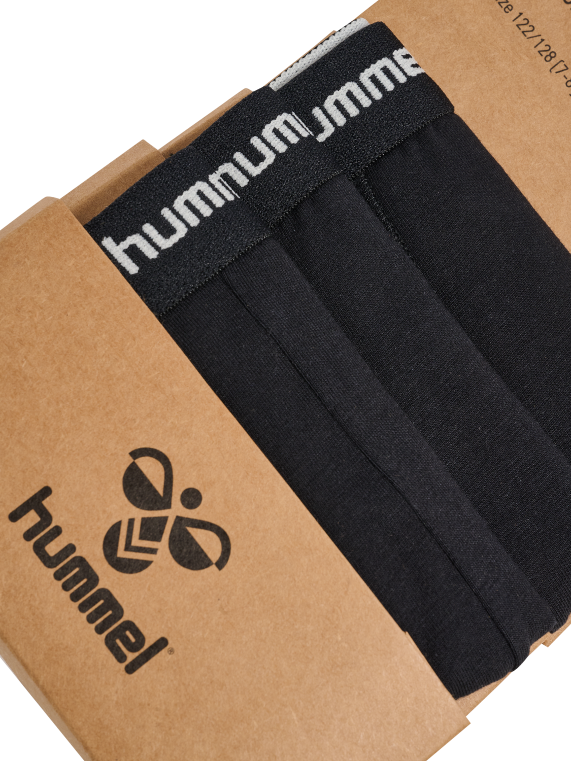 hmlJR NALLE BOXERS 3 PACK, BLACK, packshot