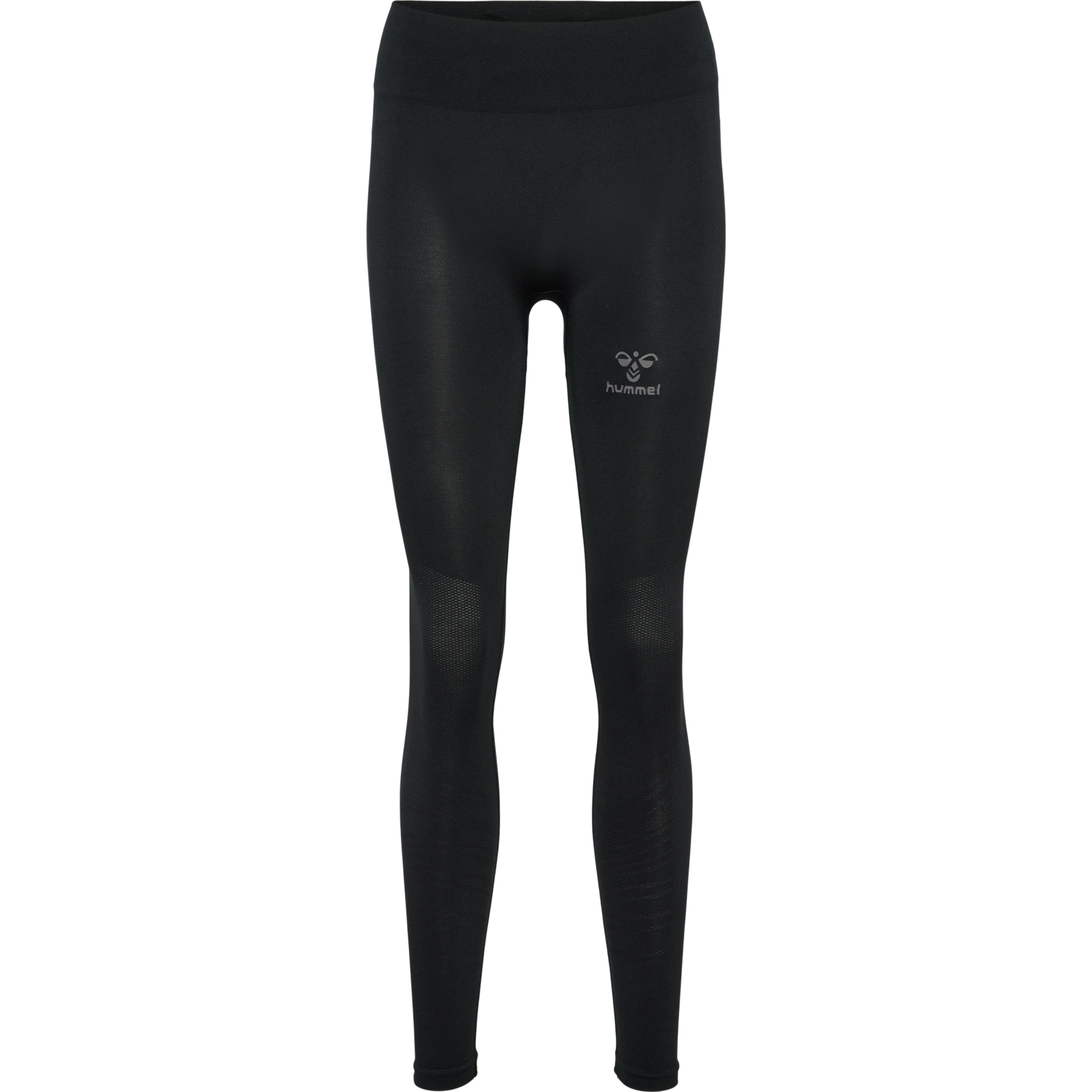 hmlONGRID HW SEAMLESS TIGHTS WO, JET BLACK/FORGED IRON, packshot