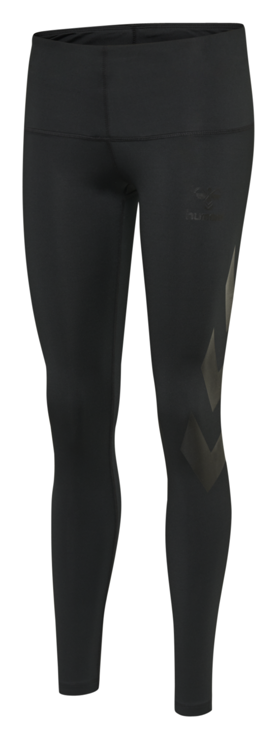 hmlPARIS HIGH WAIST TIGHTS, BLACK, packshot