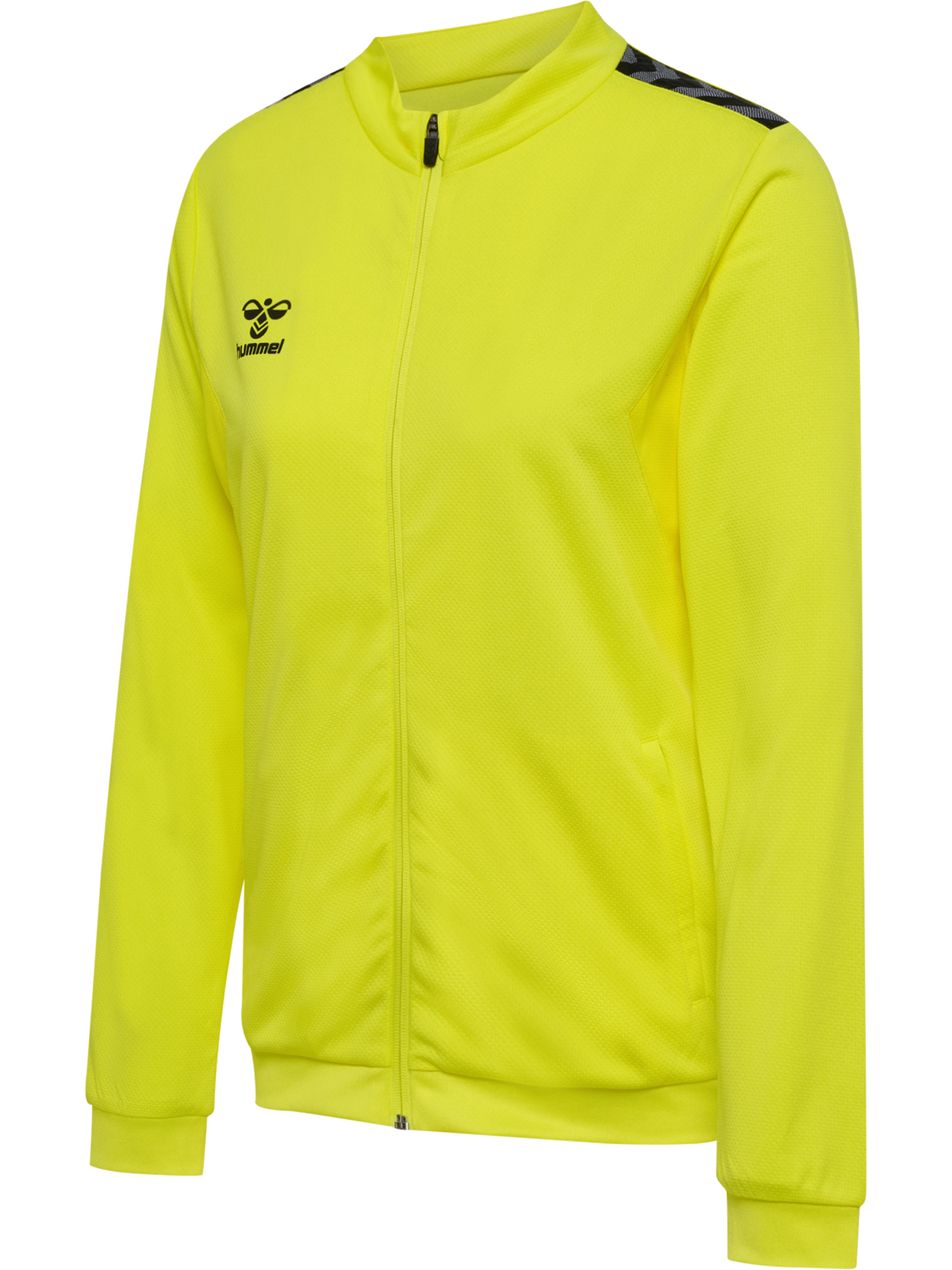hmlAUTHENTIC PL ZIP JACKET WOMAN, BLAZING YELLOW, packshot
