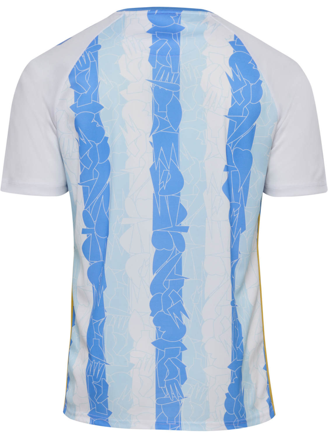 MCF 24/25 CELEBRATION JERSEY S/S, AZURE BLUE UNSPONSORED, packshot