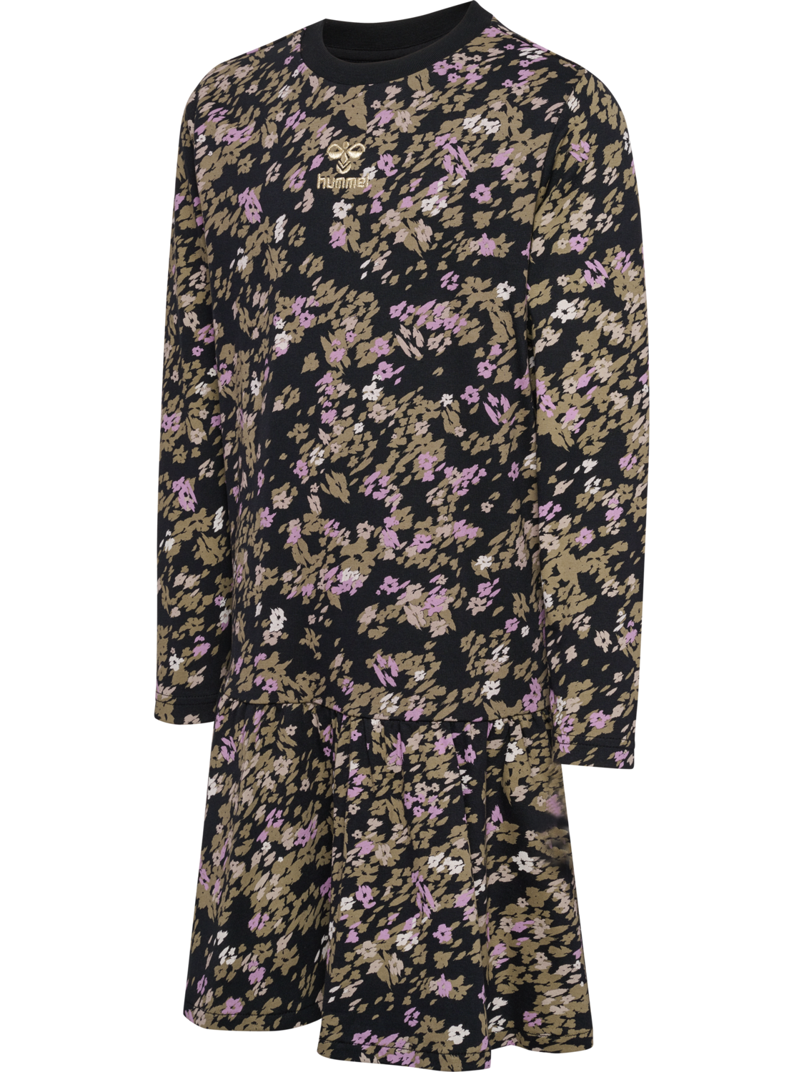 hmlELVA DRESS L/S, BLACK, packshot