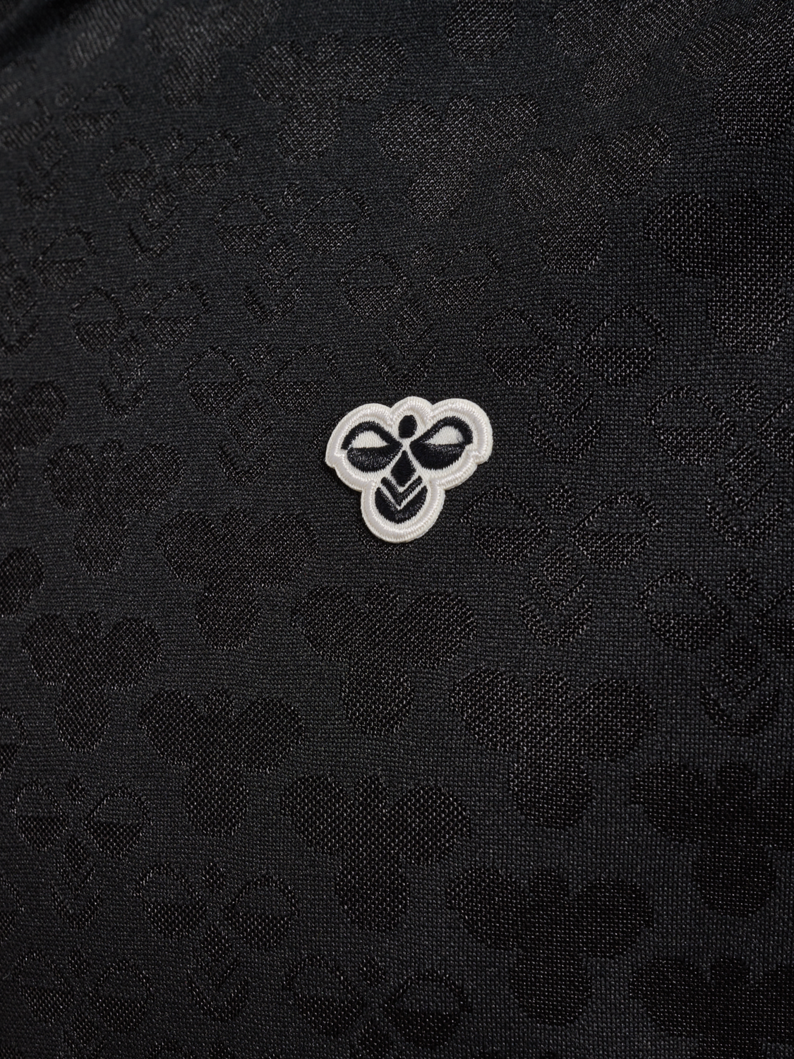 hmlARCHIVE REGULAR POLY JACKET AOP, BLACK/EBONY, packshot