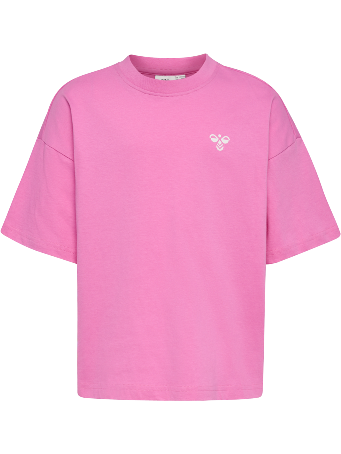 hmlJR SILLY S/S BOXY T-SHIRT SOLID, FUCHSIA PINK, packshot