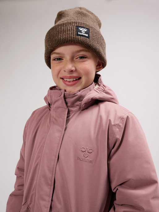 hmlATHENA TEX JACKET, TWILIGHT MAUVE, model