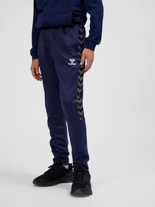hmlAUTHENTIC TRAINING PANTS KIDS, MARINE, model