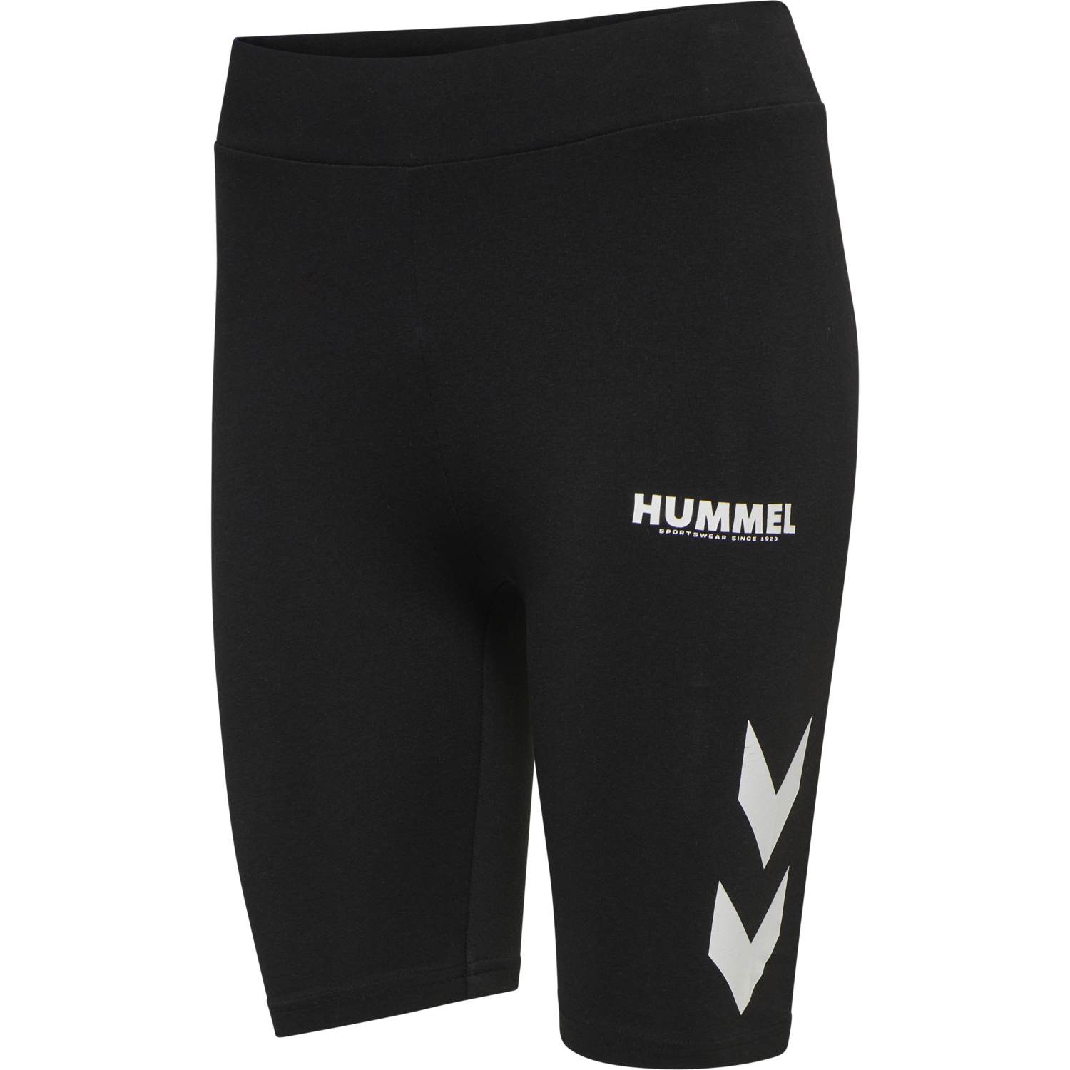 hmlLEGACY WOMAN TIGHT SHORTS, BLACK, packshot