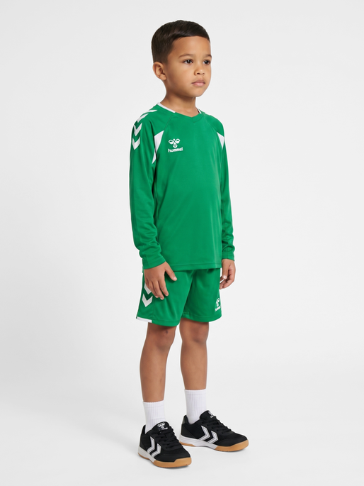 hmlCORE 2.0 JERSEY L/S KIDS, JELLY BEAN/WHITE, model