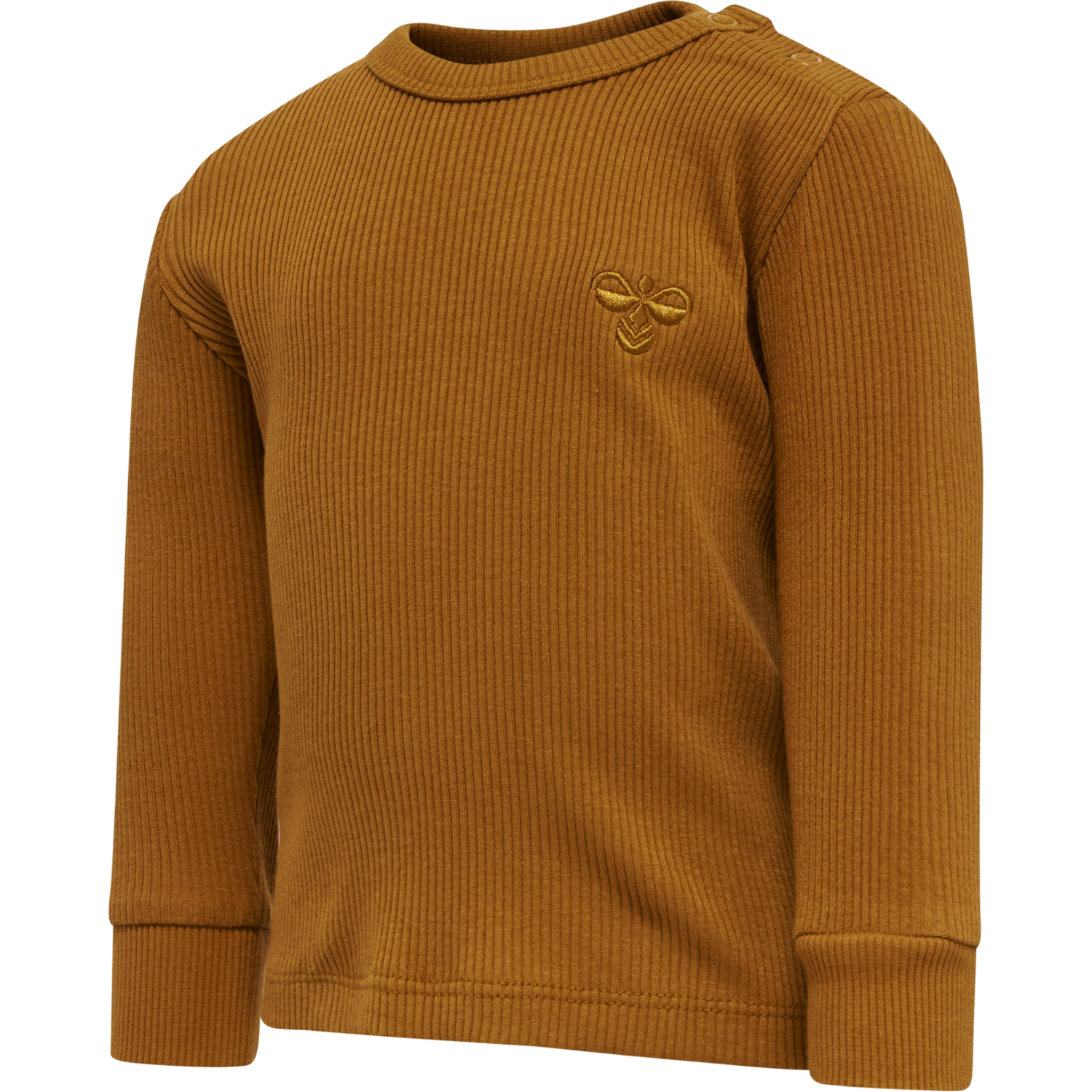 hmlSAMI T-SHIRT L/S, GLAZED GINGER, packshot