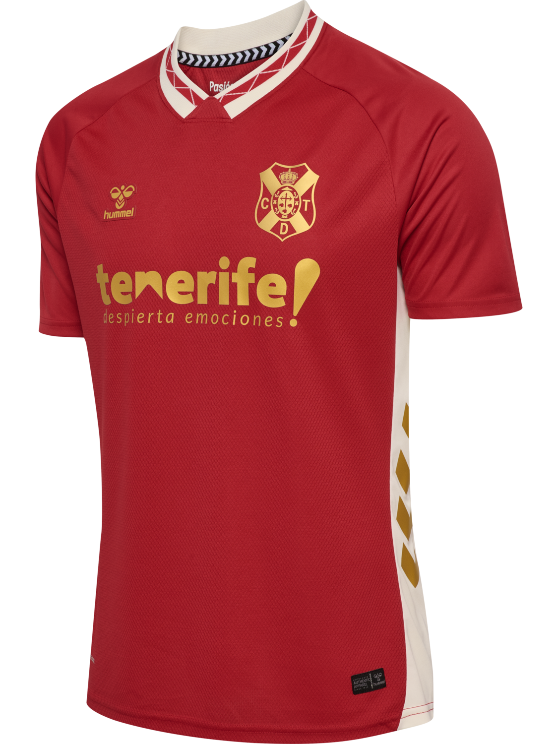 CDT 25/26 AWAY JERSEY S/S, SCARLET SMILE, packshot