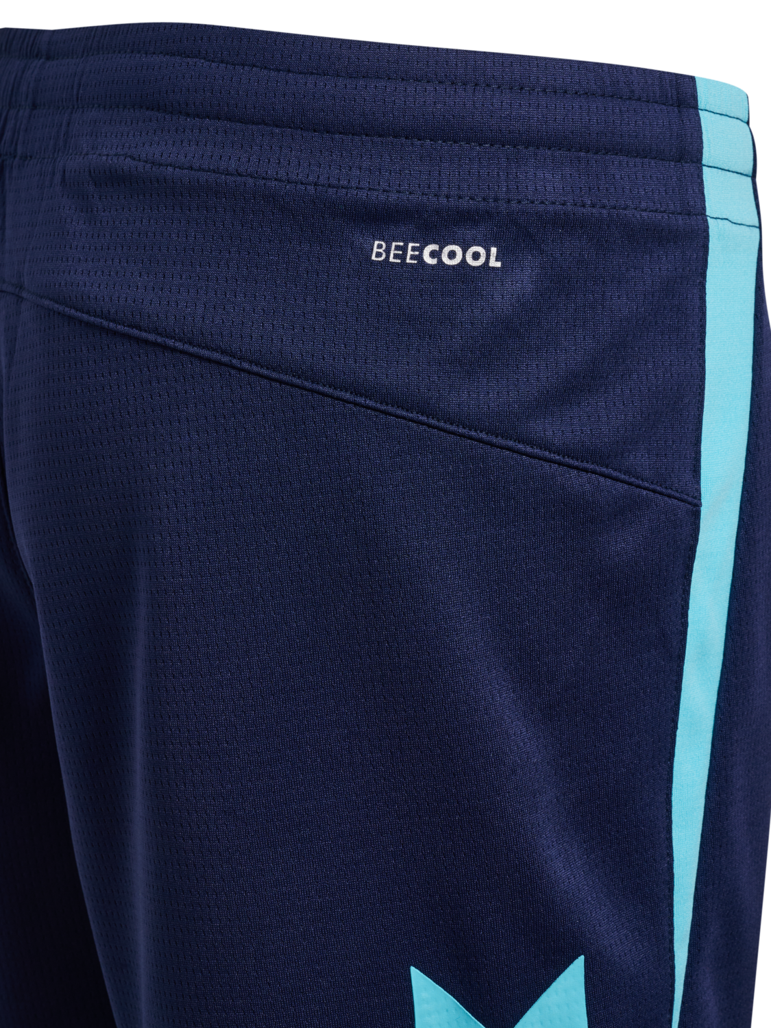 hmlLEAD 2.0 SHORTS KIDS, MARINE/BLUE FISH, packshot