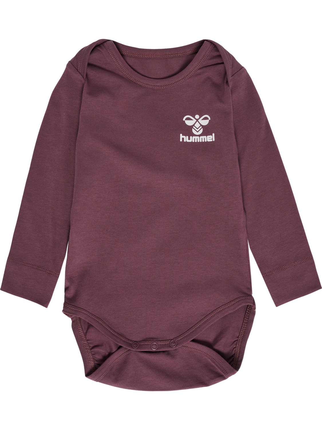 hmlELVINA BODY L/S, PLUM WINE, packshot