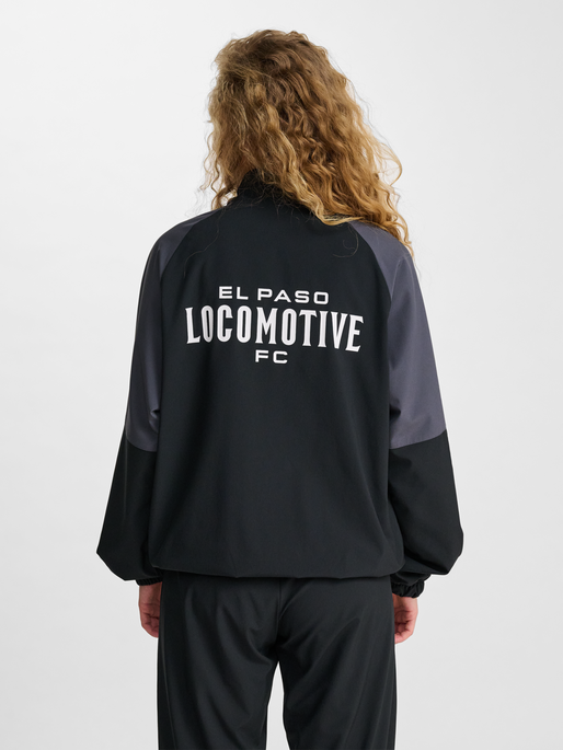 hmlLOOSE TRACK ZIPJACKET SW EL PASO, BLACK, model