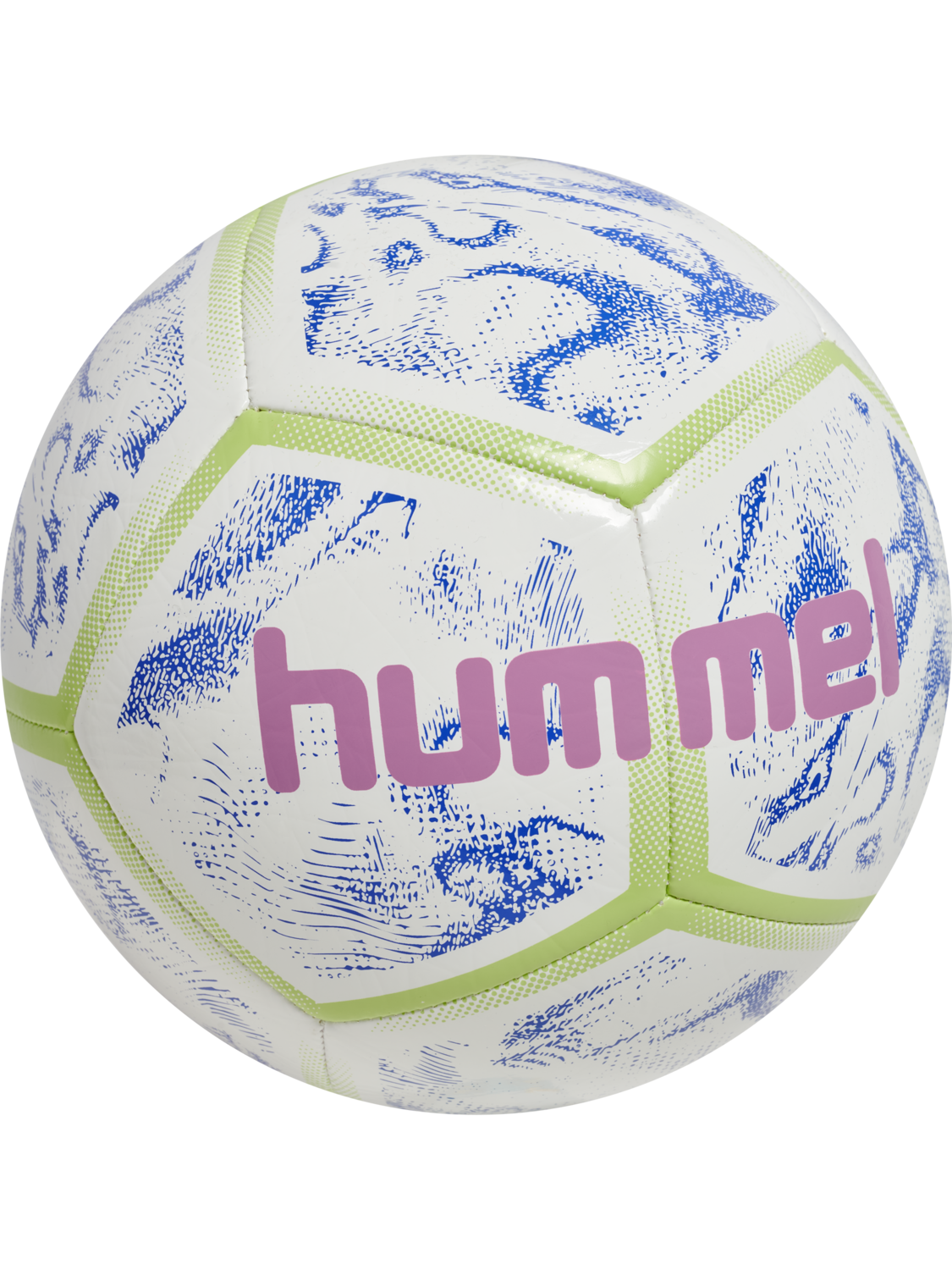 hmlBLAZE CLUB 26 TRAINING FOOTBALL, WHITE/BLUE/PINK, packshot