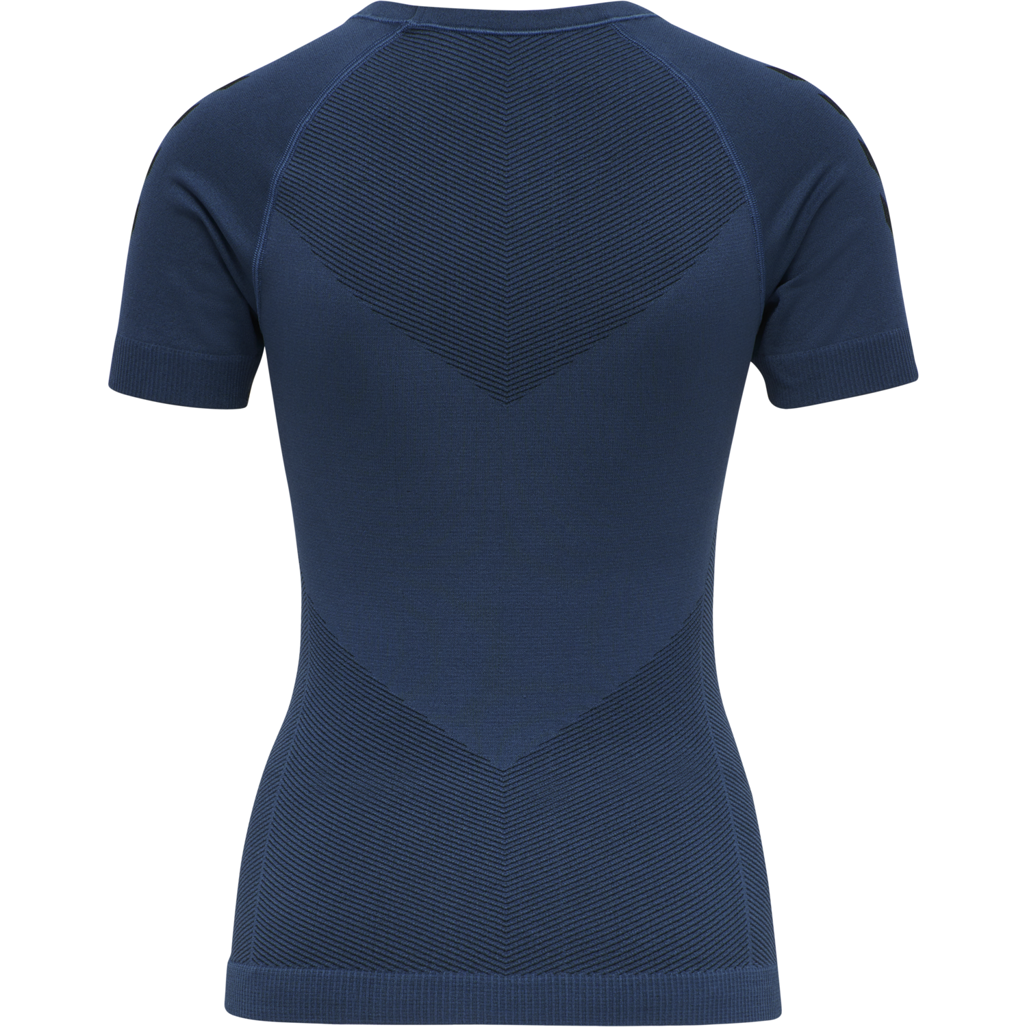 HUMMEL FIRST SEAMLESS JERSEY S/S W, DARK DENIM, packshot